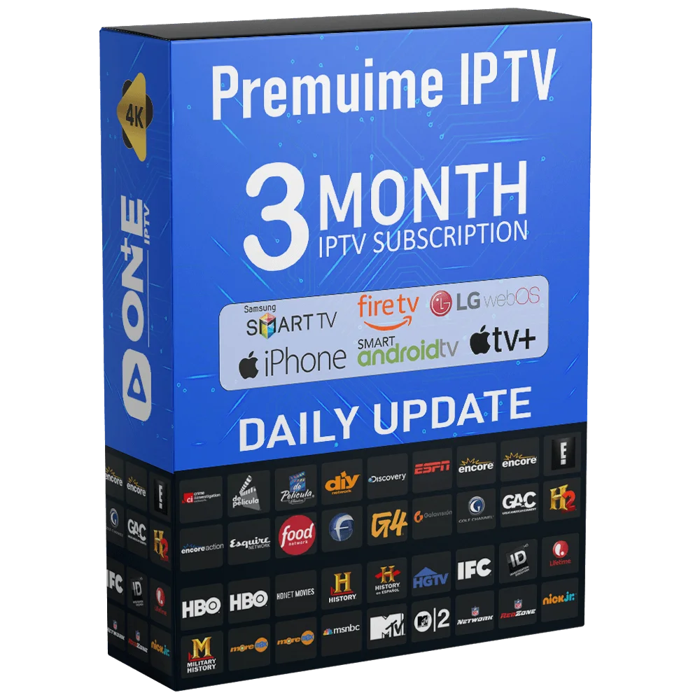 Abonnement IPTV​ 3 Mois