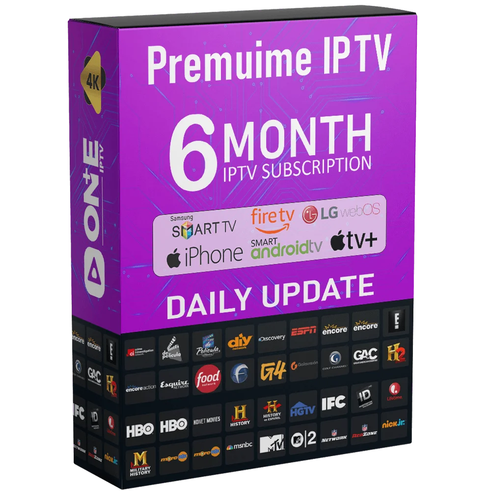 Abonnement IPTV​ 6 Mois